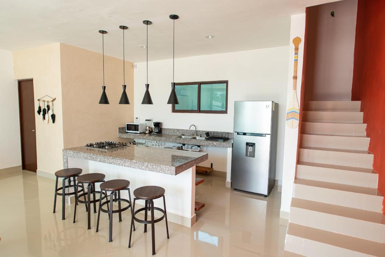 97982 New Modern Villa, Private Pool, High Internet Speed, 2 Blocks From The Beach Chicxulub Exterior foto