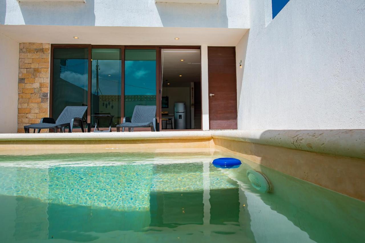 97982 New Modern Villa, Private Pool, High Internet Speed, 2 Blocks From The Beach Chicxulub Exterior foto