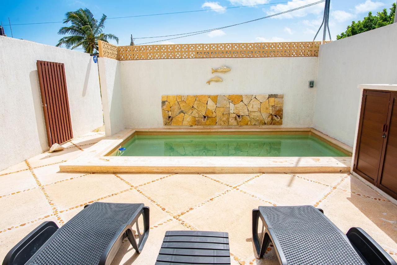 97982 New Modern Villa, Private Pool, High Internet Speed, 2 Blocks From The Beach Chicxulub Exterior foto