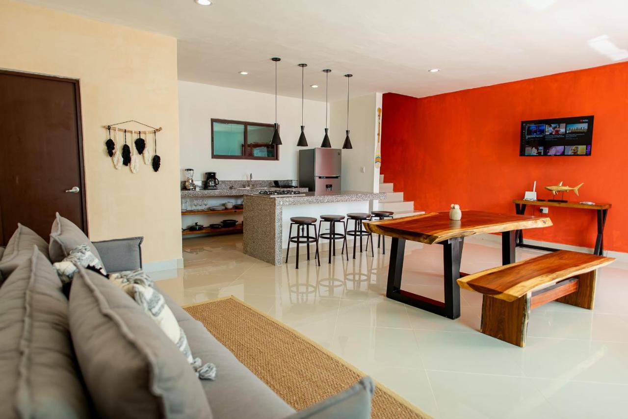97982 New Modern Villa, Private Pool, High Internet Speed, 2 Blocks From The Beach Chicxulub Exterior foto