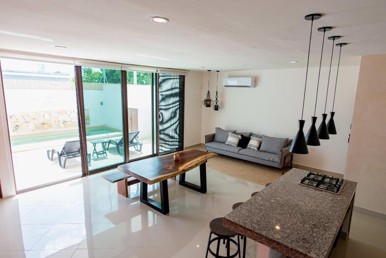 97982 New Modern Villa, Private Pool, High Internet Speed, 2 Blocks From The Beach Chicxulub Exterior foto