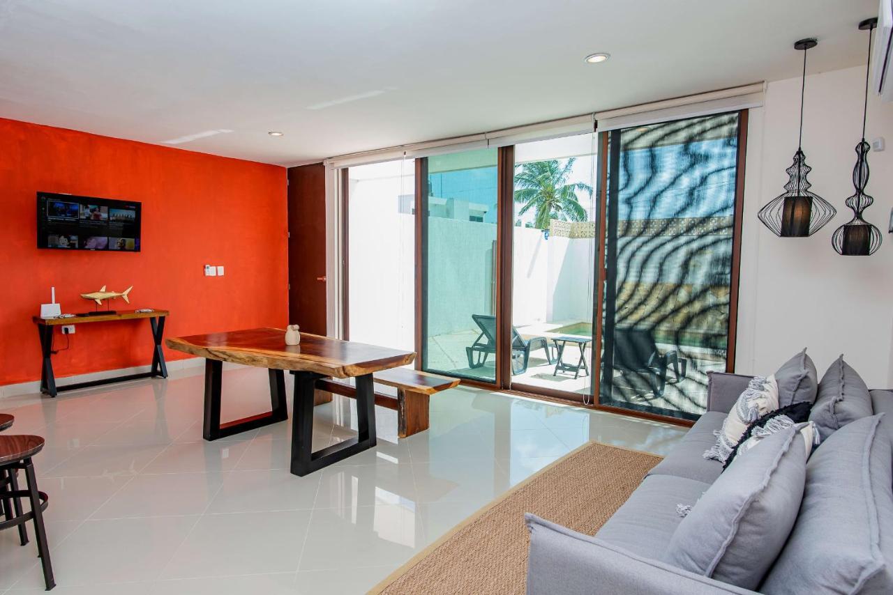 97982 New Modern Villa, Private Pool, High Internet Speed, 2 Blocks From The Beach Chicxulub Exterior foto