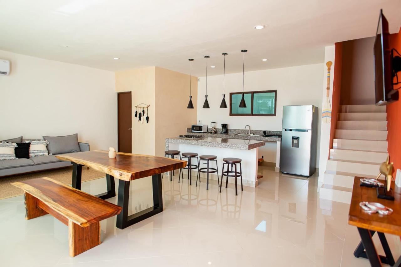 97982 New Modern Villa, Private Pool, High Internet Speed, 2 Blocks From The Beach Chicxulub Exterior foto